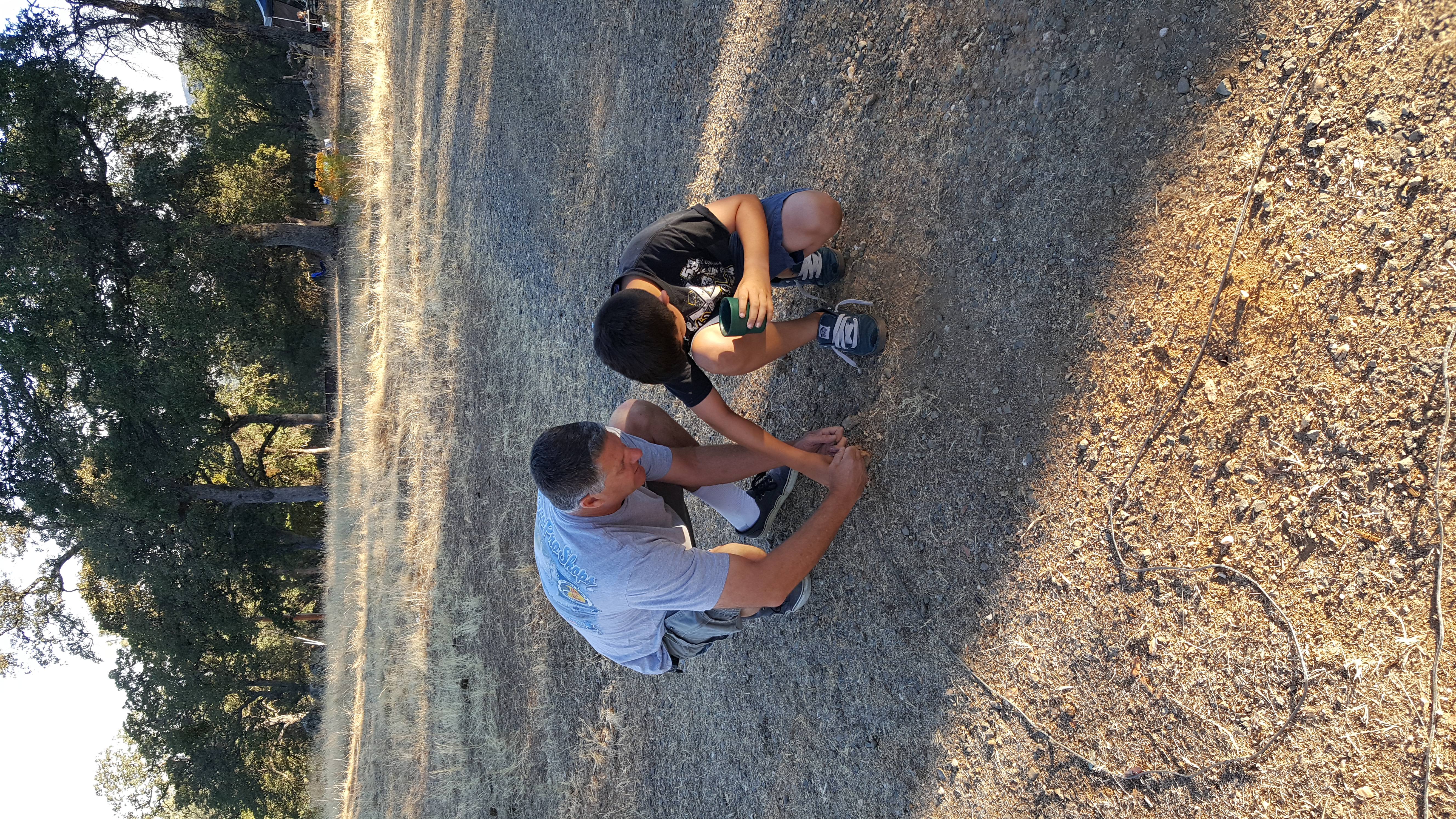 Jerry JKH and a helper prepare some rigging