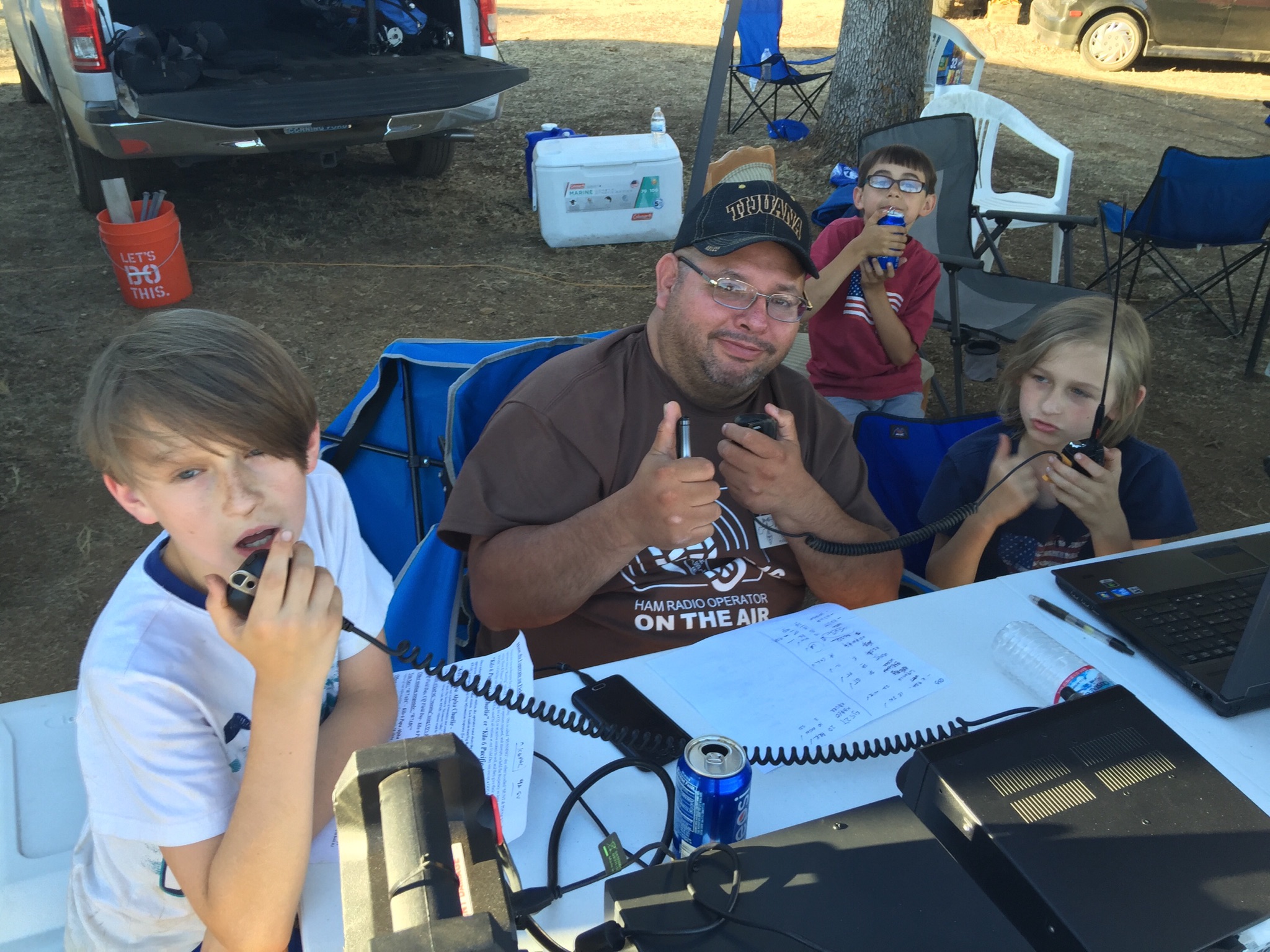 Art NFM is the control operator for the younguns on Field Day contacts