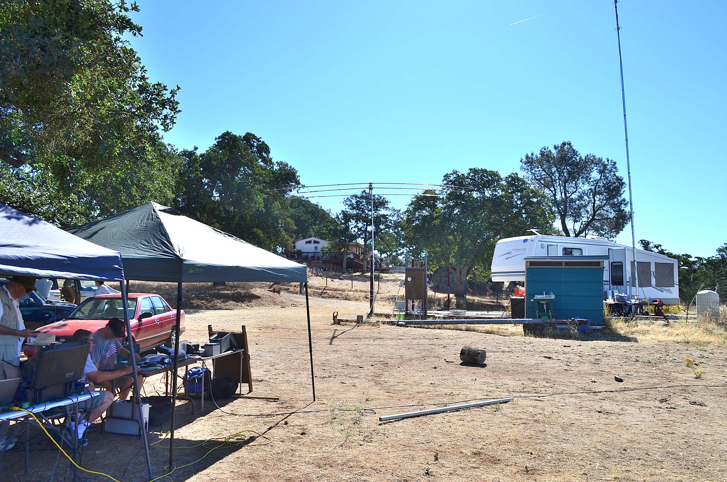 A view of the Field Day site
