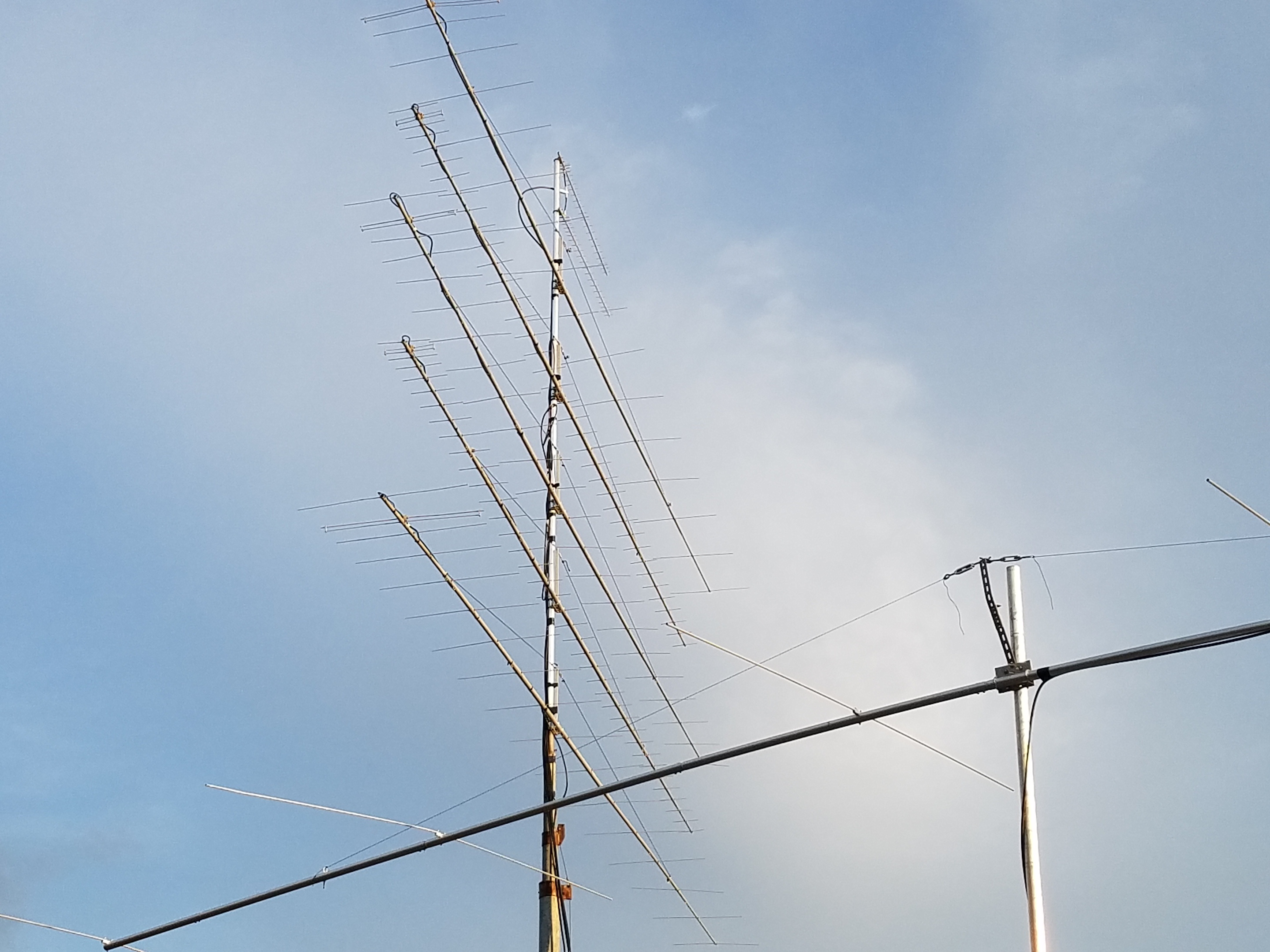 One of our antenna masts