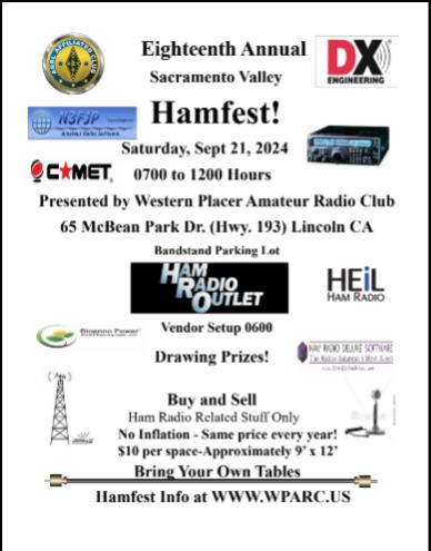 Our fearless 2024 Ham Fest Flyer.